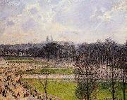 Camille Pissarro Tuileries Gardens Winter Afternoon Germany oil painting artist